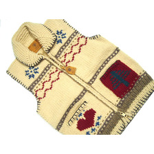 CANADIAN SWEATER AMERICAN COUNTRY TAPESTRY ZIP UP VEST/natural画像