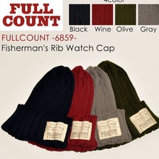 FULLCOUNT FISHERMAN'S RIB WATCH CAP 6859画像