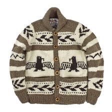Kanata Cowichan Sweater Super Fine Melino THUNDERBIRD LEAF画像