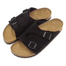 BIRKENSTOCK ZURICH SUEDE LEATHER BLACK GC050493画像