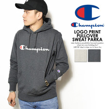 Champion LOGO PRINT PULLOVER SWEAT PARKA C3-J117画像