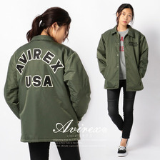 AVIREX WOMEN'S VARSITY COACH JACKET 6272057画像
