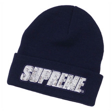 Supreme Sequin Beanie NAVY画像