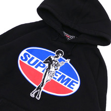 Supreme × HYSTERIC GLAMOUR Hooded Sweatshirt BLACK画像