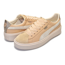 PUMA BASKET PLATFORM UP WNS natural vachetta-birch 364934-01画像