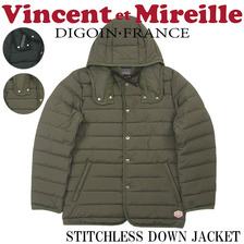 Vincent et Mireille STETCHLESS DOWN JACKET VM72SD202M画像