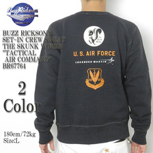 Buzz Rickson's SET-IN CREW SWEAT THE SKUNK WORKS "TACTICAL AIR COMMAND" BR67764画像