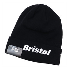 F.C.R.B. &times; NEW ERA BRISTOL KNIT CAP BLACK画像