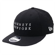 BARNEYS NEWYORK &times; NEW ERA LOGO SNAPBACK CAP BLACK画像
