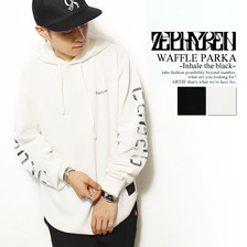 Zephyren WAFFLE PARKA -Inhale the black-画像