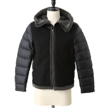 Ten-C SHEARLING HOODED LINER画像