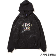 APPLEBUM &times; PLAY SPLASH LOVE Hoody BLACK画像