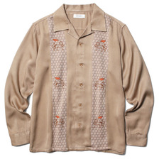 RADIALL RICO - OPEN COLLARED SHIRT L/S (ROOT BEER)画像