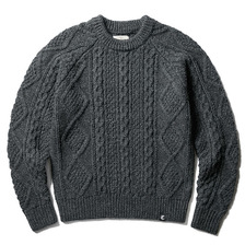 CLUCT FISHERMAN SWEATER (H.CHARCOAL) 02524画像