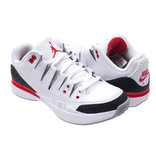 NIKE ZOOM VAPOR RF X AJ3 WHITE/FIRE RED-SILVER-BLACK 709998-106画像