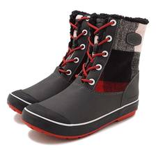 KEEN WMNS Elsa L Boot WP Red Dahlia/Plaid 1017403画像
