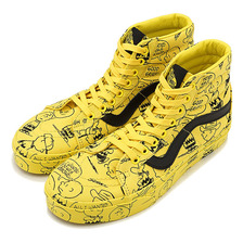 VANS PEANUTS SK8-HI REISSUE CHARLIE BROWN/MAIZE VN0A2XSBQX4画像