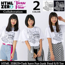 HTML ZERO3 &times; Task have Fun Junk Food S/S Tee T528画像