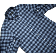 IKE BEHAR #MF1306LB L/S B.D. FLANNEL CHECK SHIRTS/indigo画像