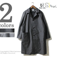 orslow プリズナーコート グレーサテン 03-6038画像