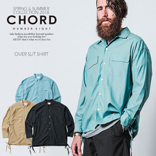 CHORD NUMBER EIGHT OVER SLIT SHIRT N8M1H1-SH06画像