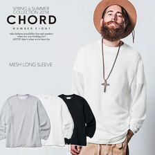 CHORD NUMBER EIGHT MESH LONG SLEEVE N8M1H1-CS09画像