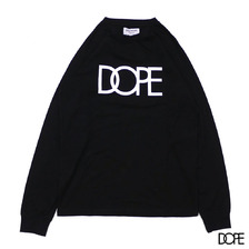DOPE CLASSIC LOGO L/S TEE BLACK画像