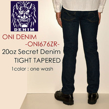 ONI DENIM 20oz Secret Denim Tight Tapered ONI-676ZR画像