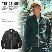 CRIMIE SINGLE LEATHER JACKET C1H1-JK10画像