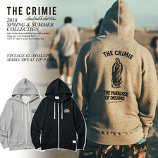 CRIMIE VINTAGE GUADALUPE MARIA SWEAT ZIP PARKA C1H1-SW16画像