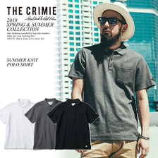 CRIMIE SUMMER KNIT POLO SHIRT C1H1-KN04画像