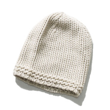 Johnstons PLAIN JERSEY NATURAL SLOUCHY BEANIE HAB2183画像