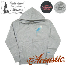 Acoustic BIG FEATHER HEAVY SWEAT ZIP HOODY AC7432画像