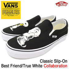 VANS &times; PEANUTS Classic Slip-On Best Friend/True White VN-0A38F7QTZ画像