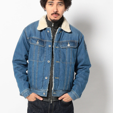 AVIREX TYPE BLUE DENIM BOA JACKET 6172149画像