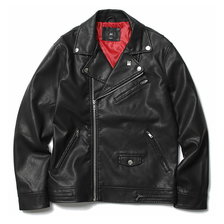 OBEY BASTARDS PU JACKET (BLACK)画像