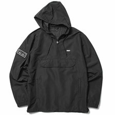 OBEY CROSSTOWN ANORAK (BLACK)画像