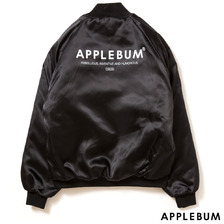 APPLEBUM Nylon Stadium Jacket BLACK画像