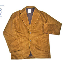 Hervier Productions S.A 5WALE CORDUROY RAGLAN WORK JACKET/light brown画像