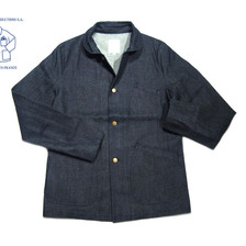 Hervier Productions S.A 13.5oz "KOJIMA" DENIM FRENCH COVERALL/indigo画像