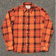 SAMURAI JEANS SNL17-01 先染めチェックネルシャツ画像