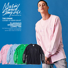MSML FLAMINGO EMBROIDERY LONG SLEEVE TEE M1H1T-CS03画像