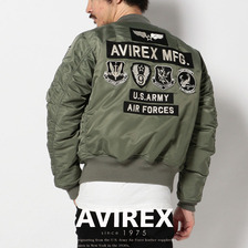 AVIREX MA-1 WITH PATCHES AVIREX MFG 6172174画像