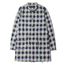 VIRGO NATIVE MIDDLE CHECK SHIRT (BLUE) VG-SH-174画像
