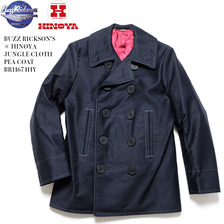 Buzz Rickson's × HINOYA JUNGLE CLOTH PEA COAT BR11674HY画像