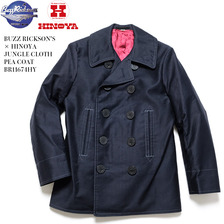 Buzz Rickson's &times; HINOYA JUNGLE CLOTH PEA COAT BR11674HY画像