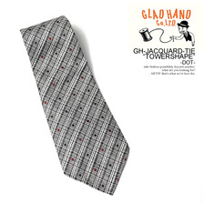 GLAD HAND GH-JACQUARD-TIE "TOWER SHAPE"-DOT-画像