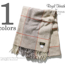 ROYAL HEATHER by Johnstons STOLE Fogwatt Check AU1771/WD000127画像