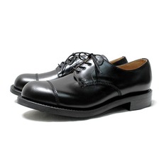 RAMSEY CAP TOE OXFORD BLACK画像