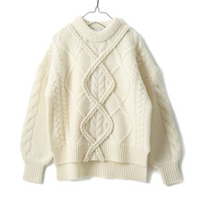 CLANE ARGYLE 3D KNIT TOPS 13106-1241画像